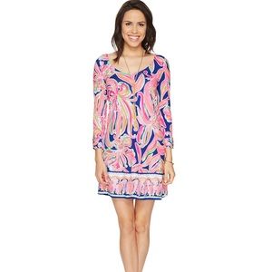 Worn 1x-Lilly Pulitzer Emma dress in banana flambé